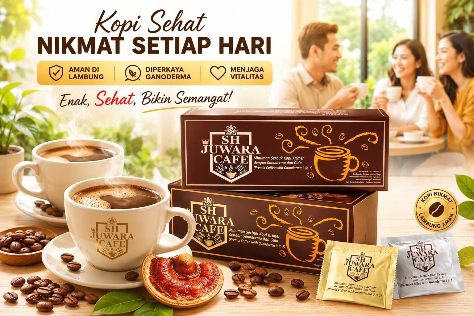 SH Juwara Cafe Kopi Sehat Setiap Hari