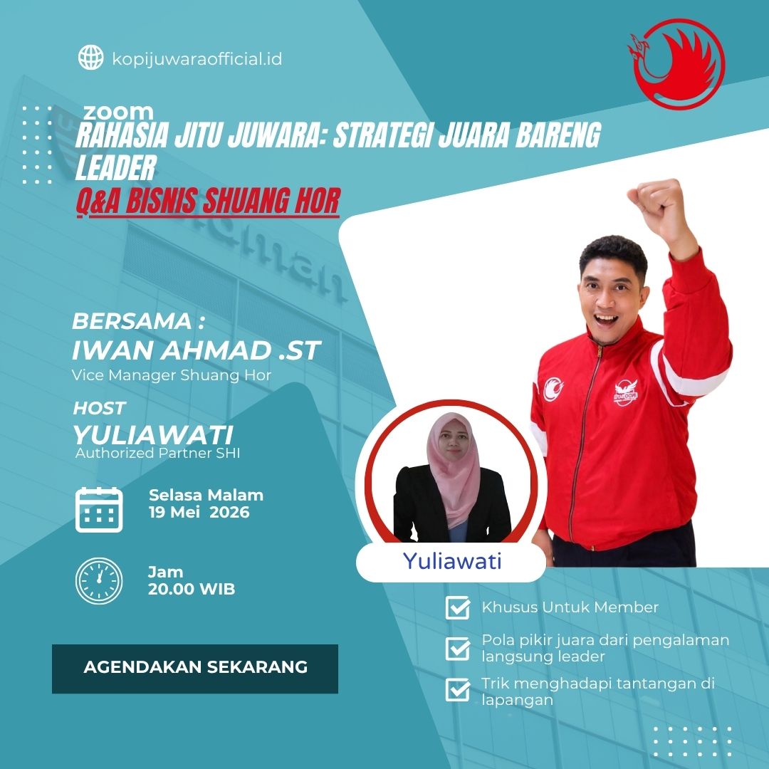 Rahasia Scale Up Bisnis Kopi: Sharing Time Eksklusif Bareng Member Kopi Juwara